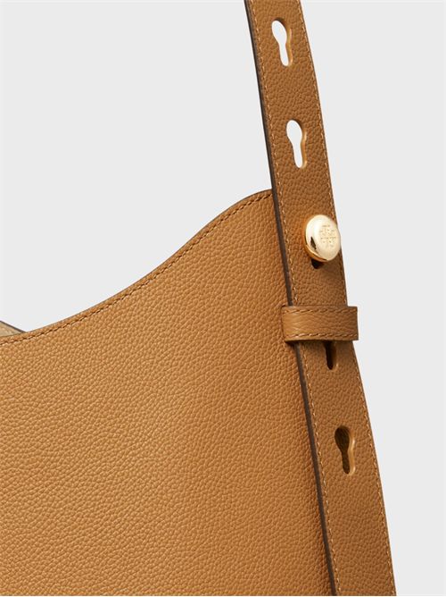 Borsa hobo grande in pelle martellata con tracolla regolabile TORY BURCH | 170964227